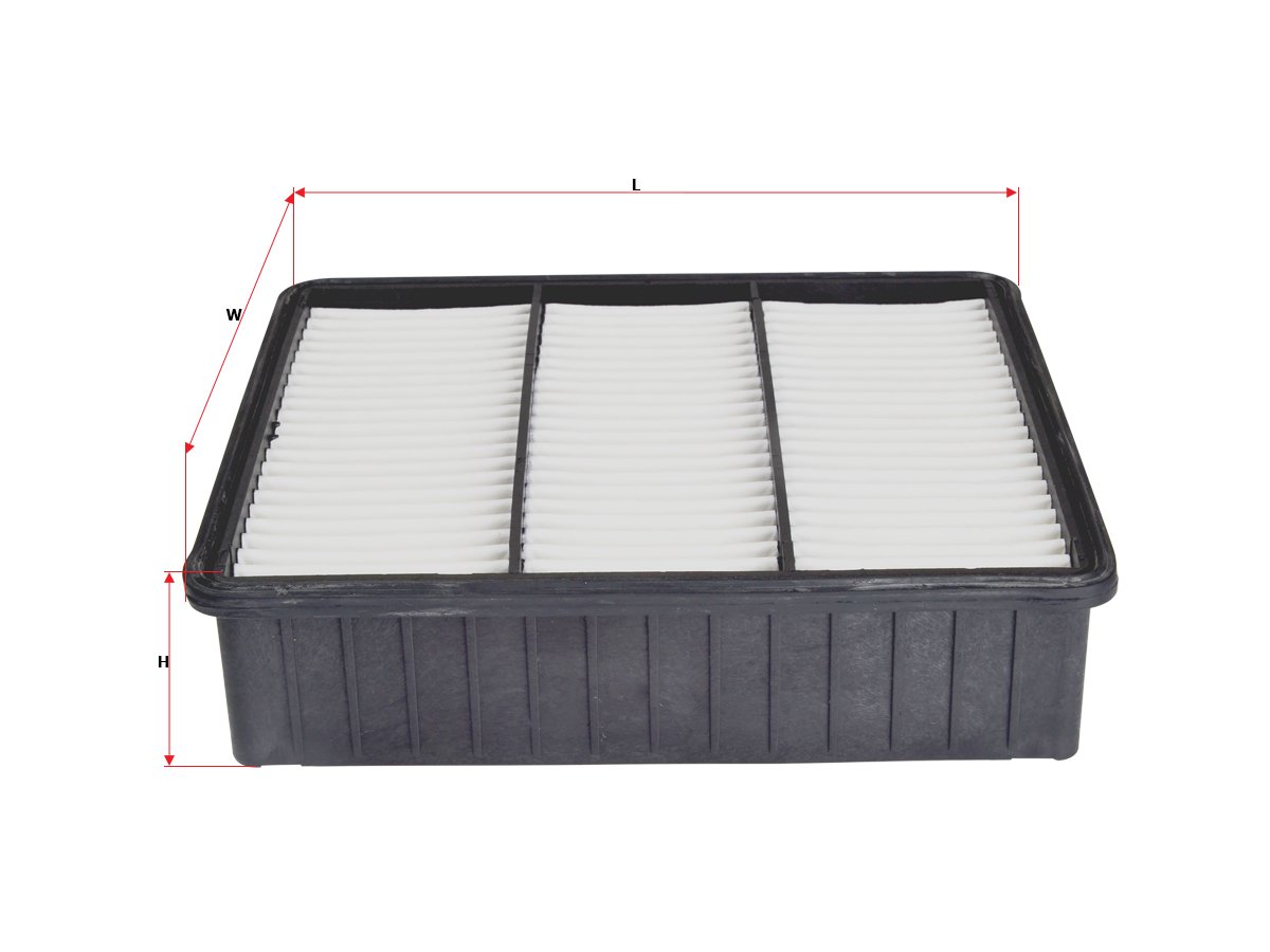 A1047 Filtro de aire SAKURA A1047 para MITSUBISHI y PROTON