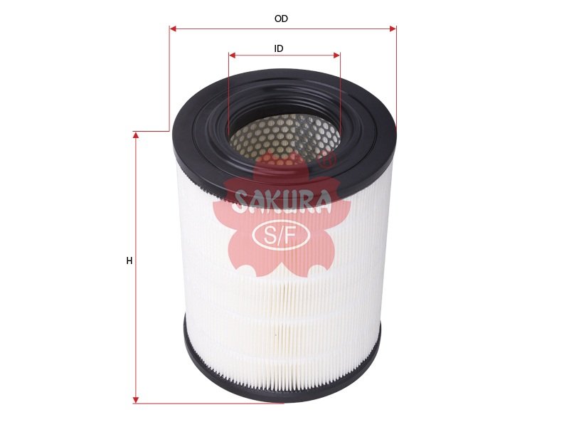 A1084 Filtro de aire SAKURA A1084 para FUSO