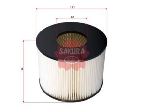 Filtro de aire SAKURA A1108 para DAIHATSU y TOYOTA
