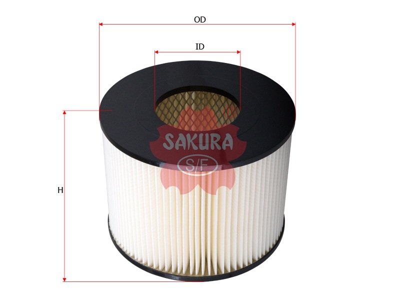 A1108 Filtro de aire SAKURA A1108 para DAIHATSU y TOYOTA