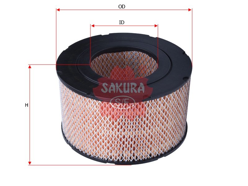 Filtro de aire SAKURA A1112 para HINO, LEXUS y TOYOTA