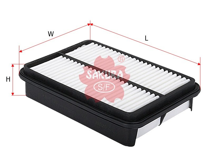 A1139 Filtro de aire SAKURA A1139 para CITROEN, DAIHATSU y 6 marcas más