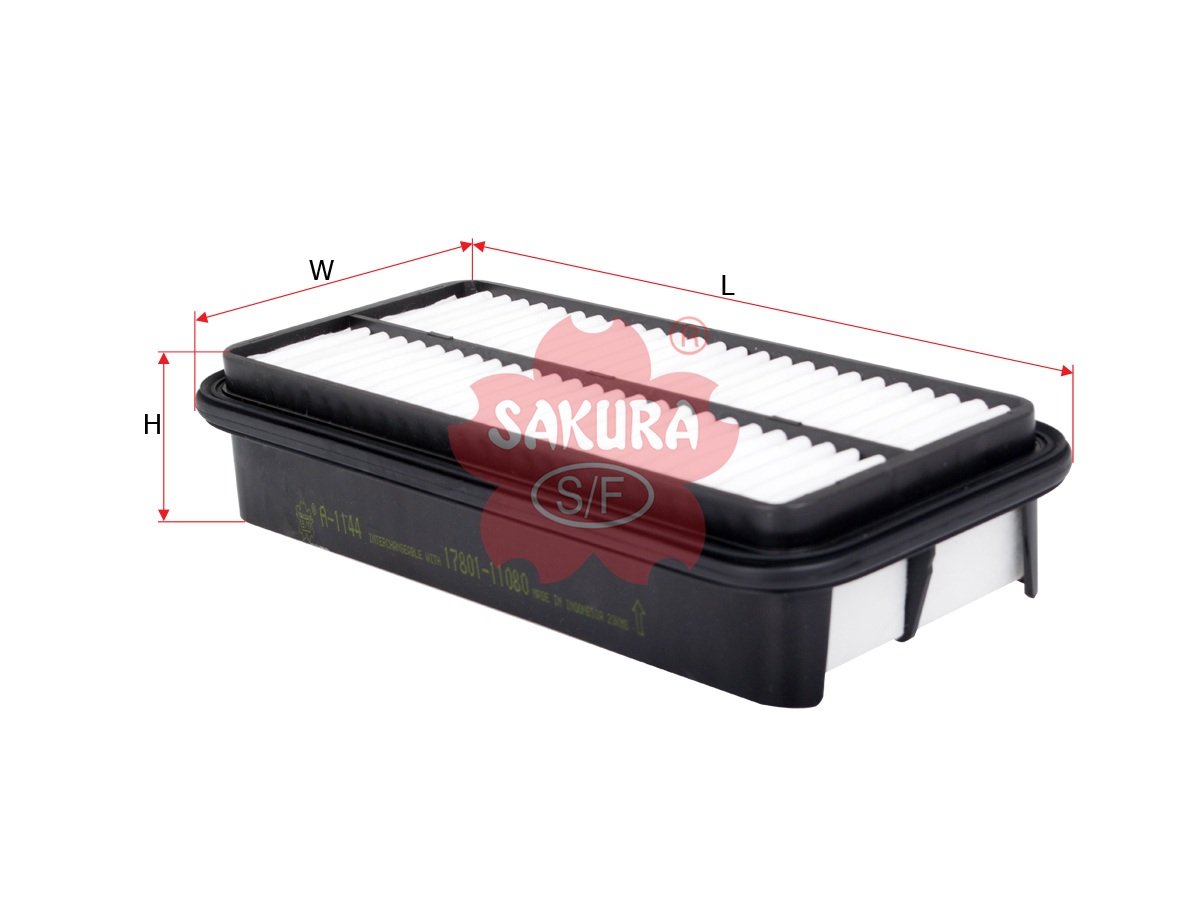 A1144 Filtro de aire SAKURA A1144 para TOYOTA