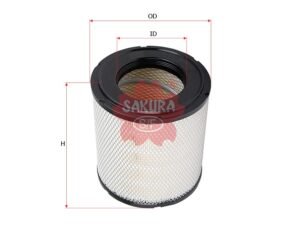 Filtro de aire SAKURA A1177 para DAIHATSU, HINO y TOYOTA
