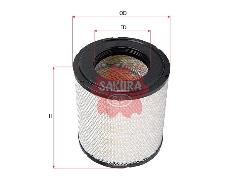 A1177 Filtro de aire SAKURA A1177 para DAIHATSU, HINO y TOYOTA