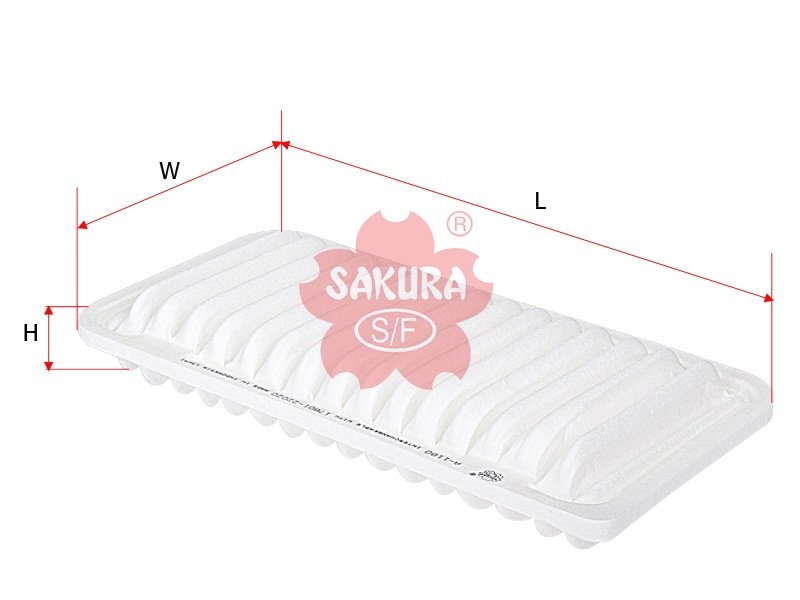 A1180 Filtro de aire SAKURA A1180 para PONTIAC, SCION y 2 marcas más