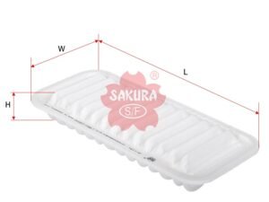 Filtro de aire SAKURA A1181 para BYD, CITROEN y 4 marcas más