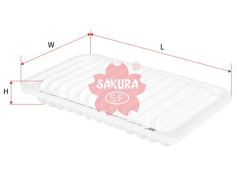 A1219 Filtro de aire SAKURA A1219 para DAIHATSU y TOYOTA