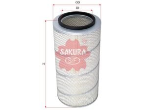 Filtro de aire SAKURA A1313 para ALASKA DIESEL, ATLAS COPCO y 12 marcas más