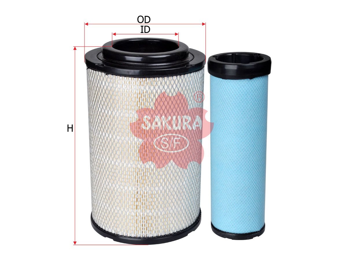 Filtro de aire SAKURA A1324S para HINO y UD TRUCKS