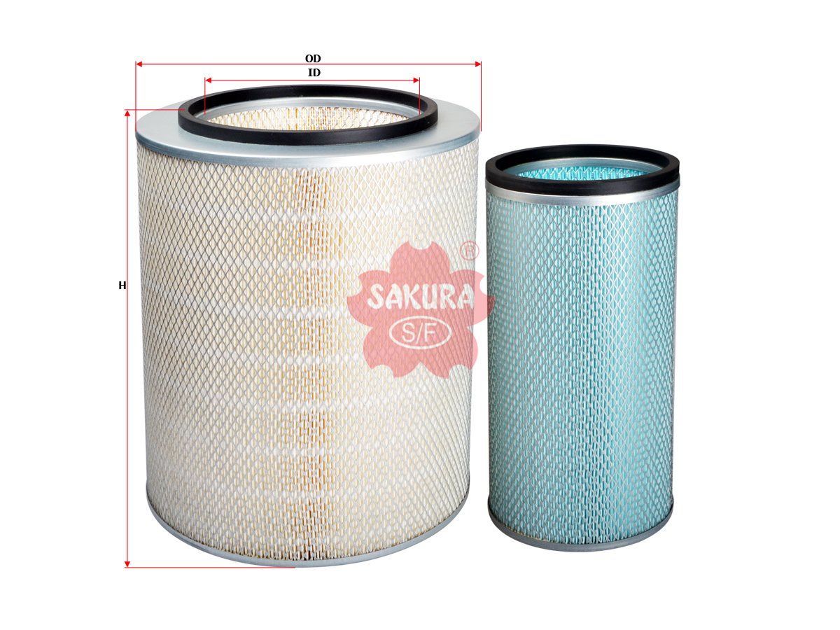A1342S Filtro de aire SAKURA A1342S para HINO