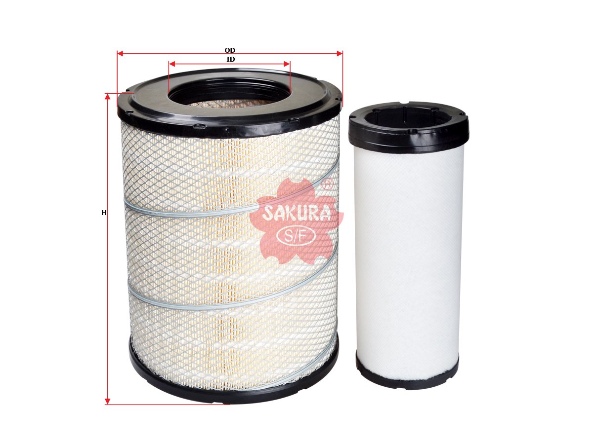 A13580S Filtro de aire SAKURA A13580S para HINO