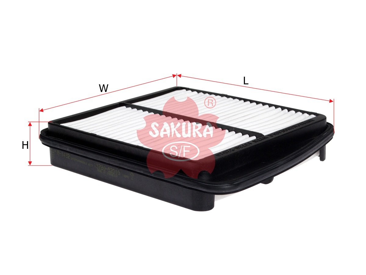 A1432 Filtro de aire SAKURA A1432 para SUZUKI