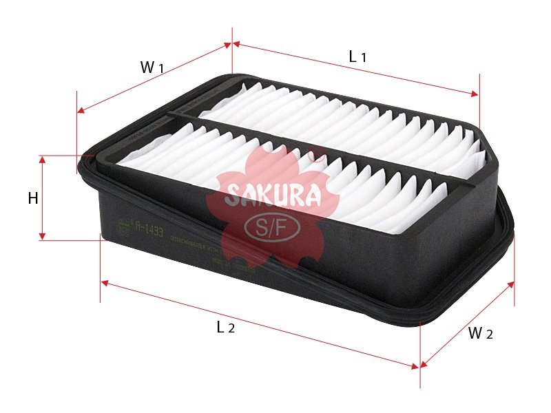 A1433 Filtro de aire SAKURA A1433 para SUZUKI