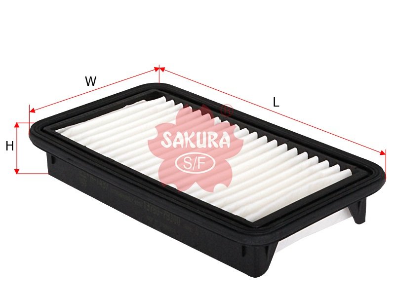 A1437 Filtro de aire SAKURA A1437 para FIAT y SUZUKI