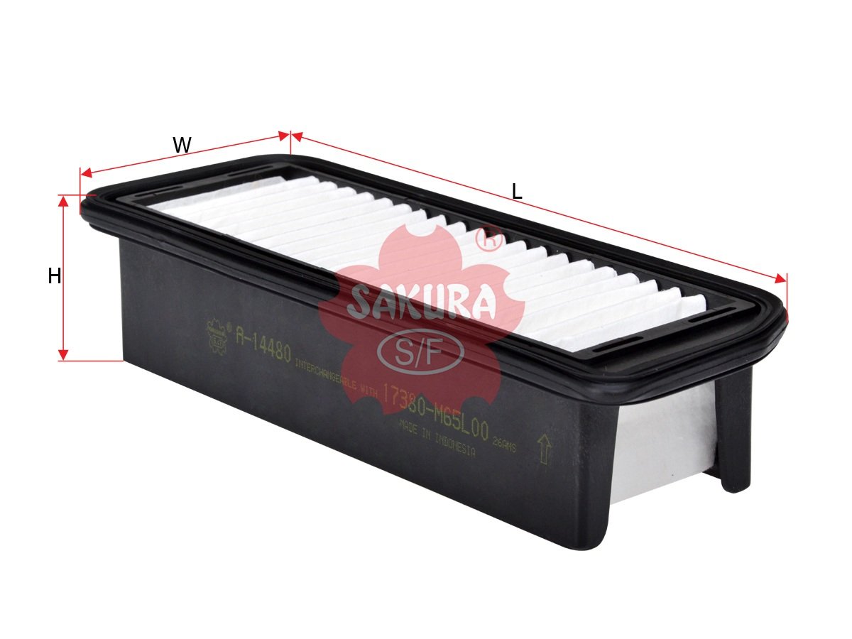 Filtro de aire SAKURA A14480 para SUZUKI