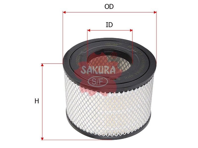 A1515 Filtro de aire SAKURA A1515 para HOLDEN y ISUZU