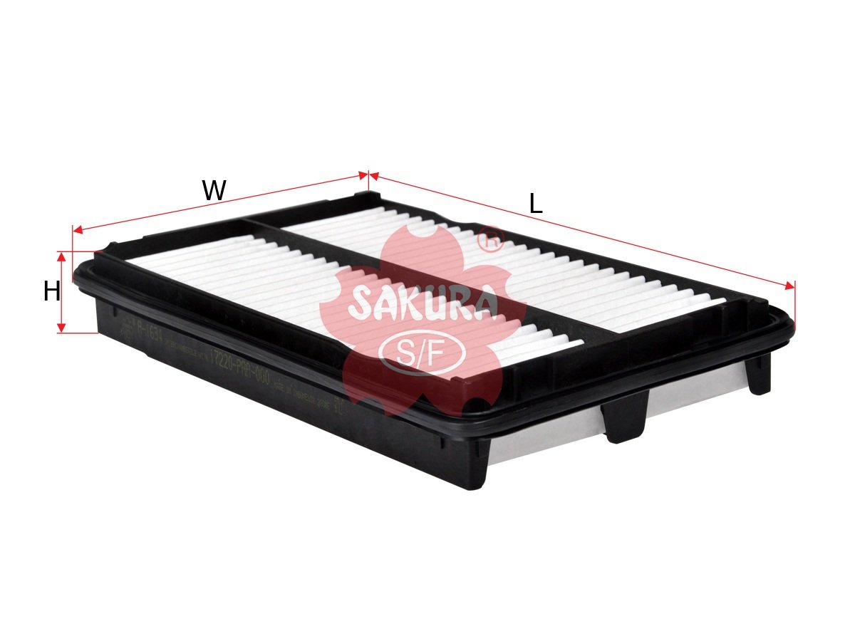 A1634 Filtro de aire SAKURA A1634 para HONDA