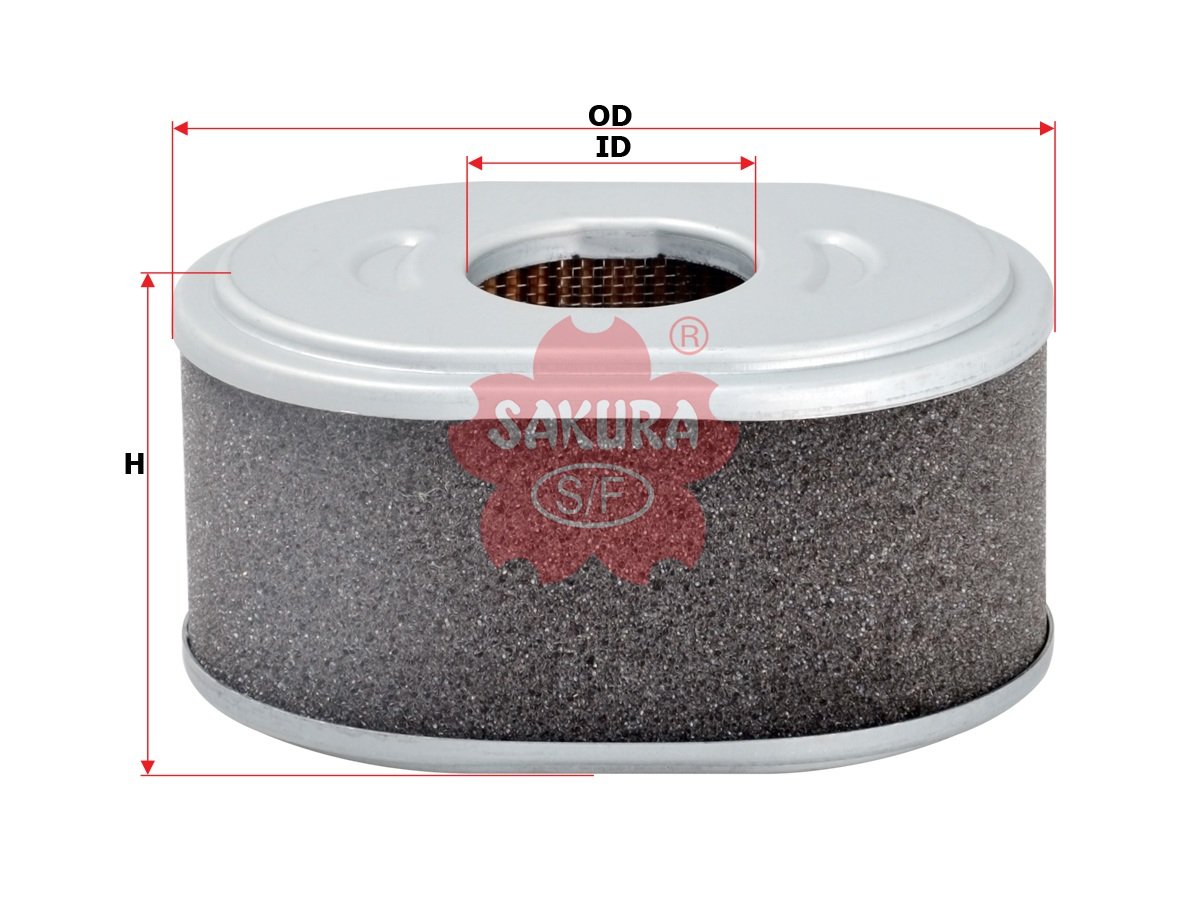 A1674 Filtro de aire SAKURA A1674 para BOMAG y HONDA