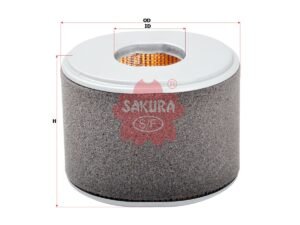 Filtro de aire SAKURA A16850 para HONDA