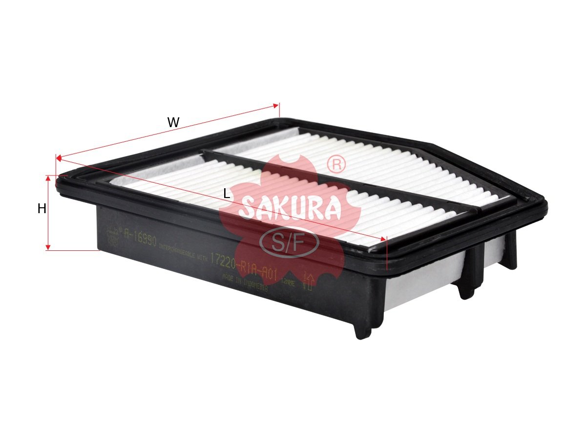 A16990 Filtro de aire SAKURA A16990 para ACURA y HONDA