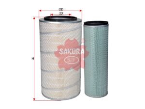 Filtro de aire SAKURA A1840S para BEIBEN, DONGFENG y 3 marcas más