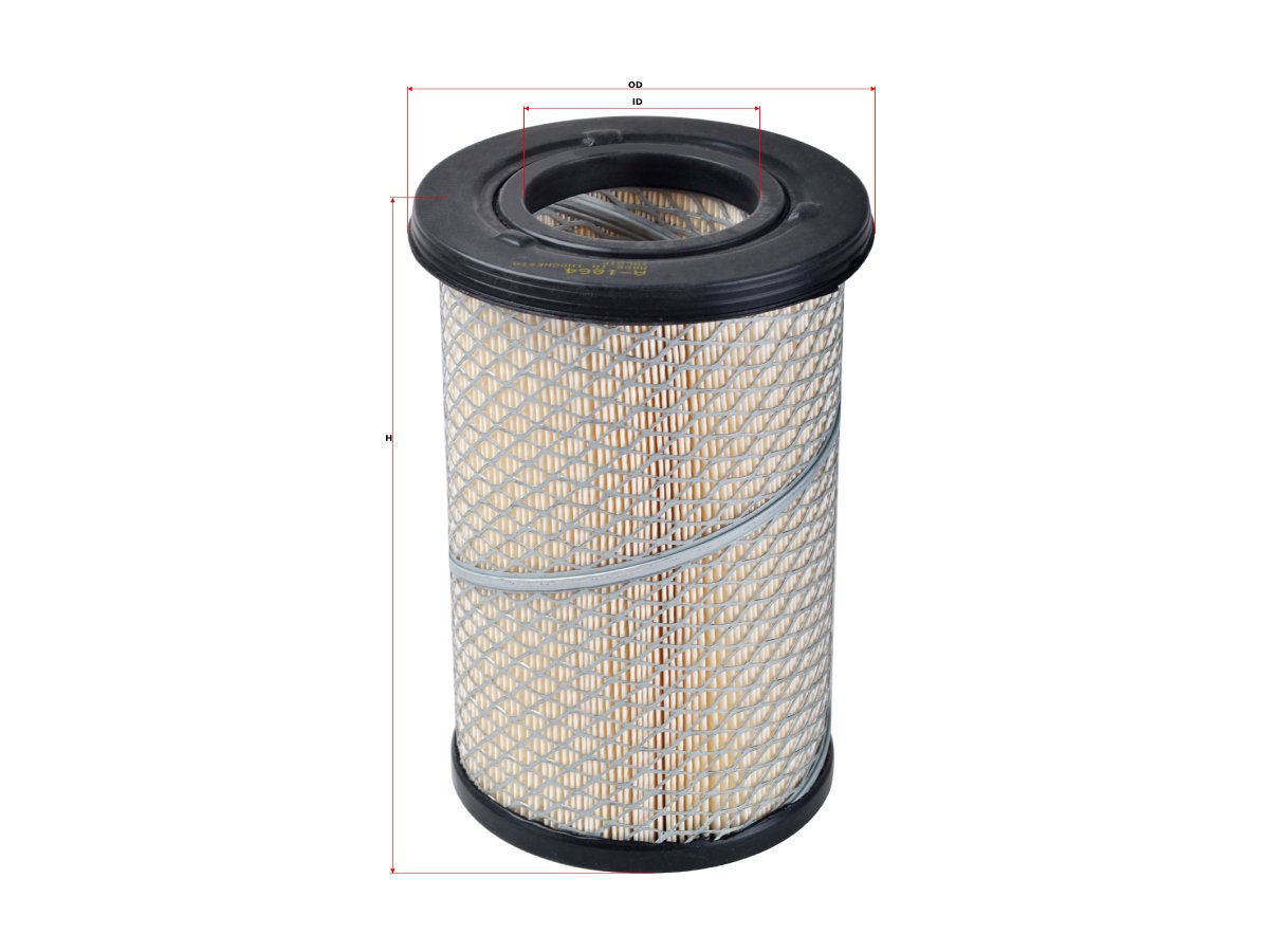 A1864 Filtro de aire SAKURA A1864 para NISSAN