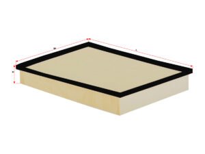 Filtro de aire SAKURA A2625 para DODGE, FREIGHTLINER y 2 marcas más