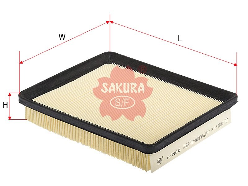 A2818 Filtro de aire SAKURA A2818 para HYUNDAI y KIA