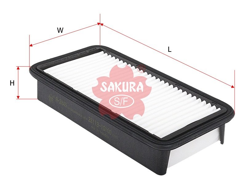 A2845 Filtro de aire SAKURA A2845 para HYUNDAI y KIA