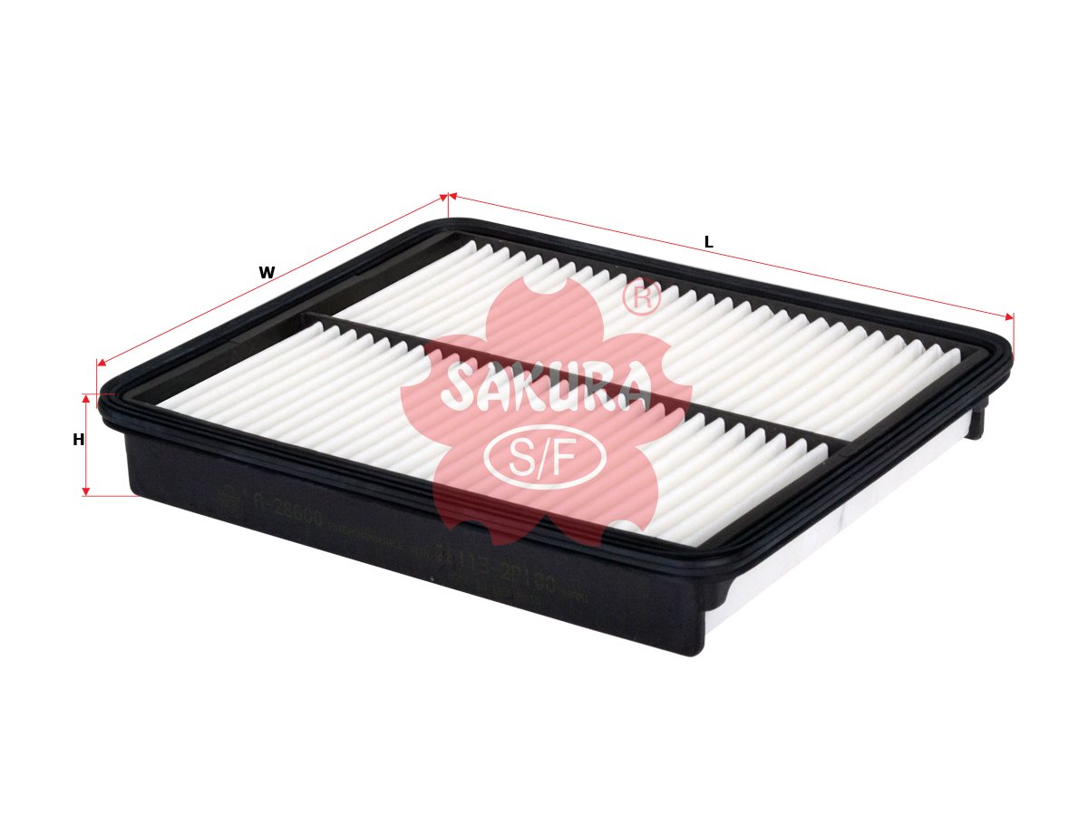 A28600 Filtro de aire SAKURA A28600 para HYUNDAI y KIA