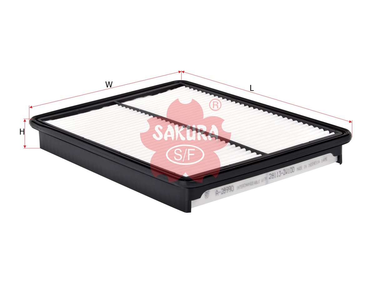 A28990 Filtro de aire SAKURA A28990 para HYUNDAI y KIA