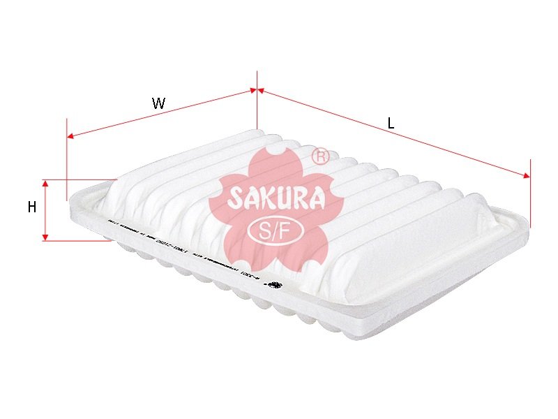 A3301 Filtro de aire SAKURA A3301 para MAZDA, PONTIAC y 3 marcas más