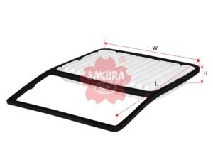 Filtro de aire SAKURA A3308 para DAIHATSU, SUBARU y TOYOTA