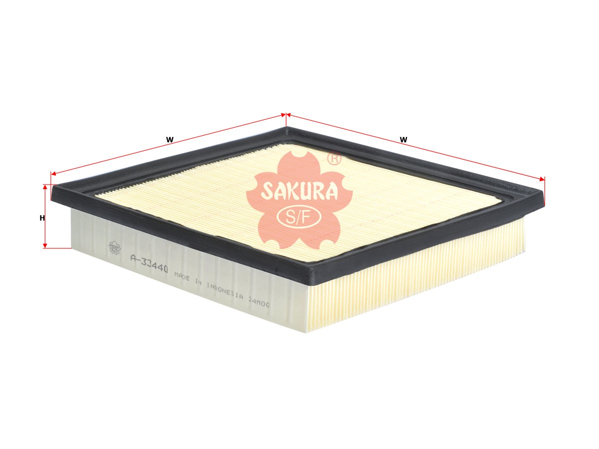 A33440 Filtro de aire SAKURA A33440 para LEXUS y TOYOTA