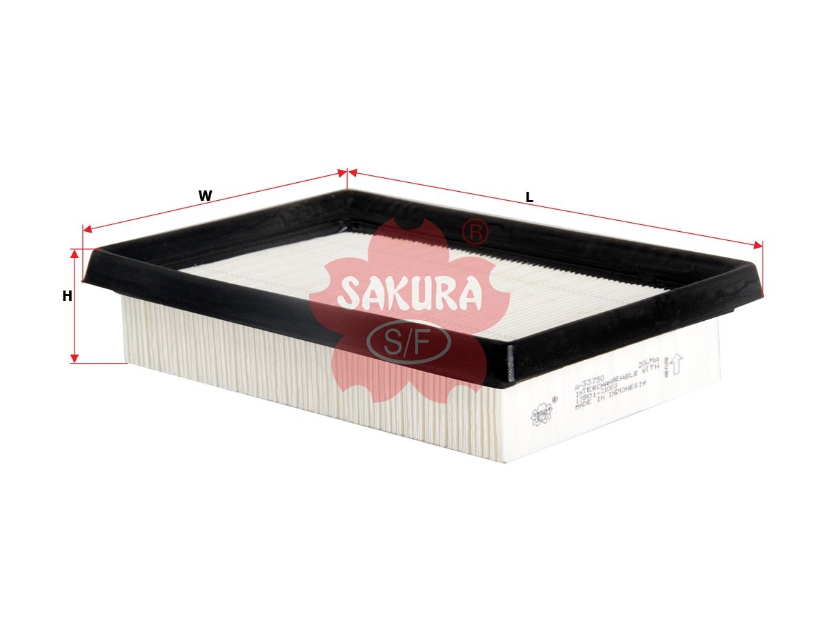 Filtro de aire SAKURA A33750 para CITROEN, DAIHATSU y 3 marcas más