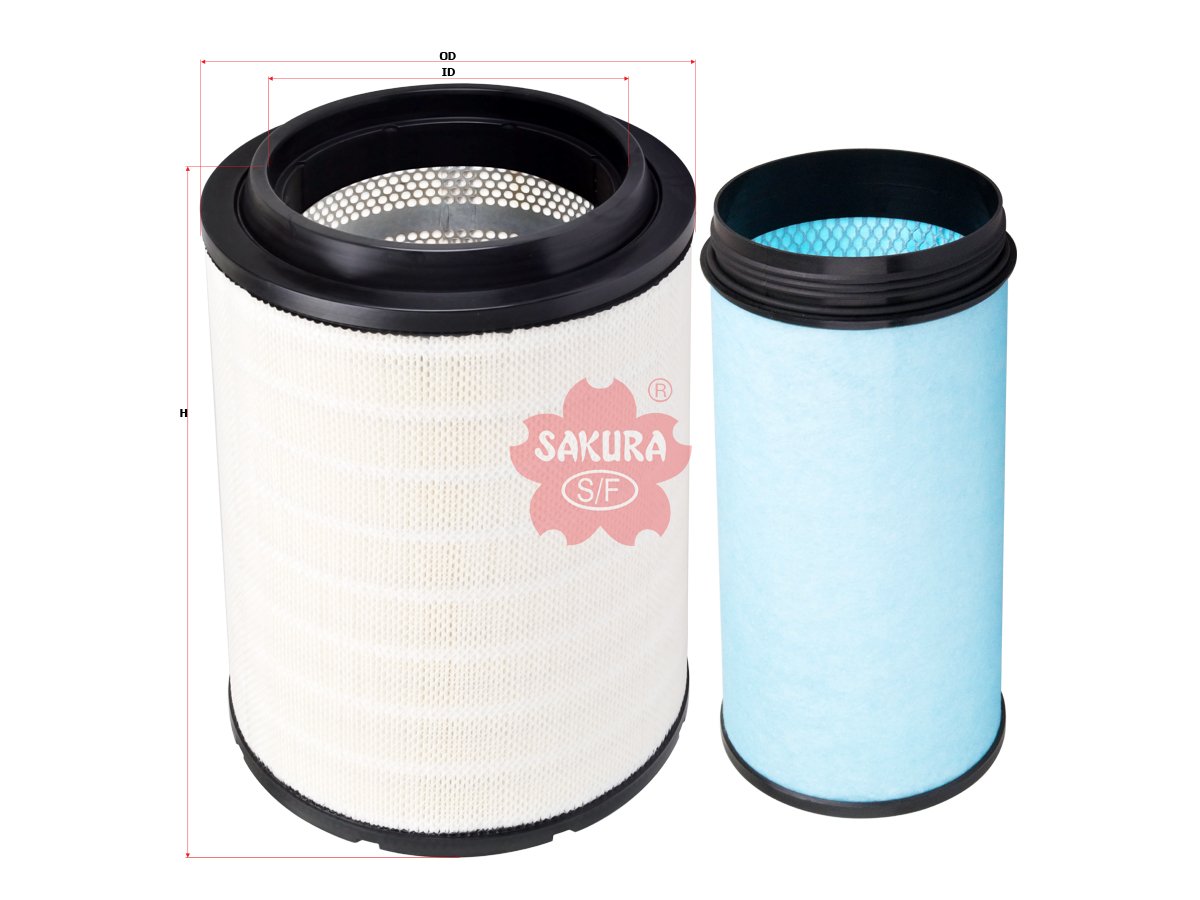 Filtro de aire SAKURA A38050S para FAW, FOTON y 2 marcas más