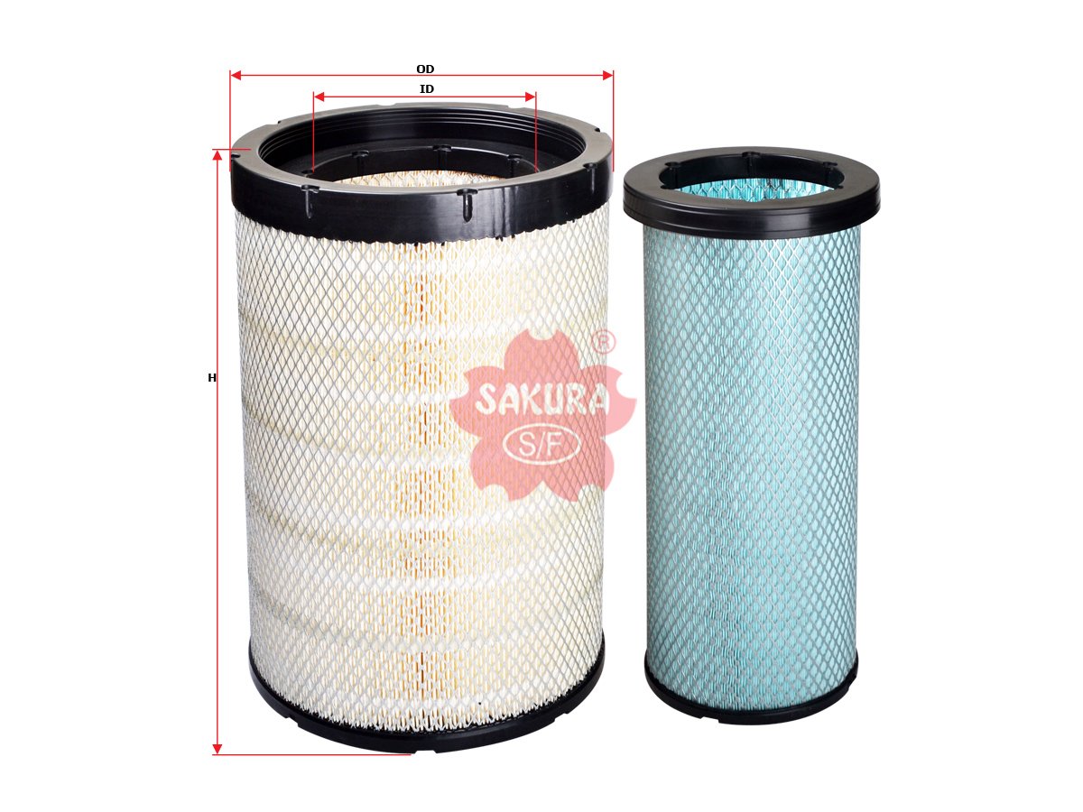 A38320S Filtro de aire SAKURA A38320S para FOTON, LIUGONG y 2 marcas más