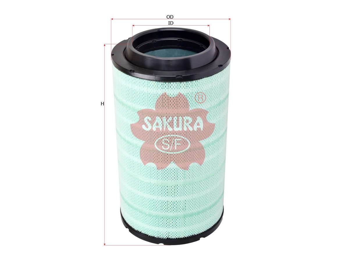 Filtro de aire SAKURA A49480 para DAF