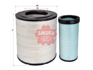 Filtro de aire SAKURA A5025S para FORD, FREIGHLINER y 3 marcas más