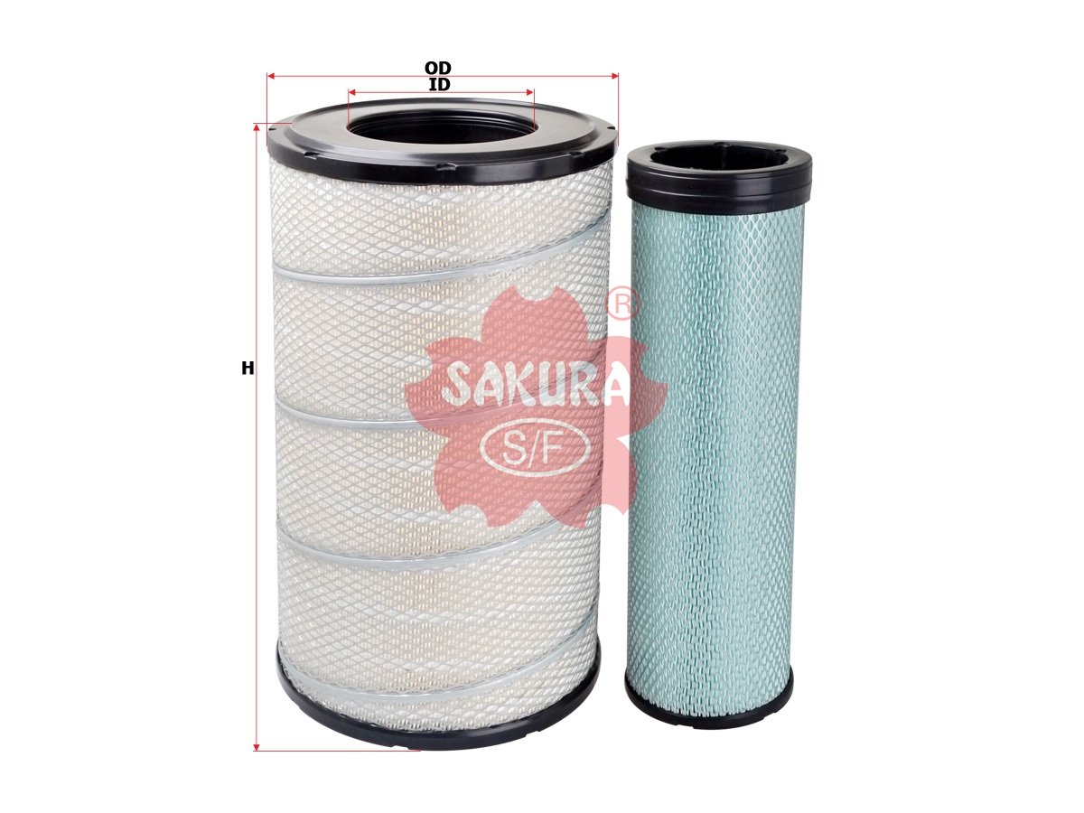 A5102S Filtro de aire SAKURA A5102S para FURUKAWA y JOHN DEERE