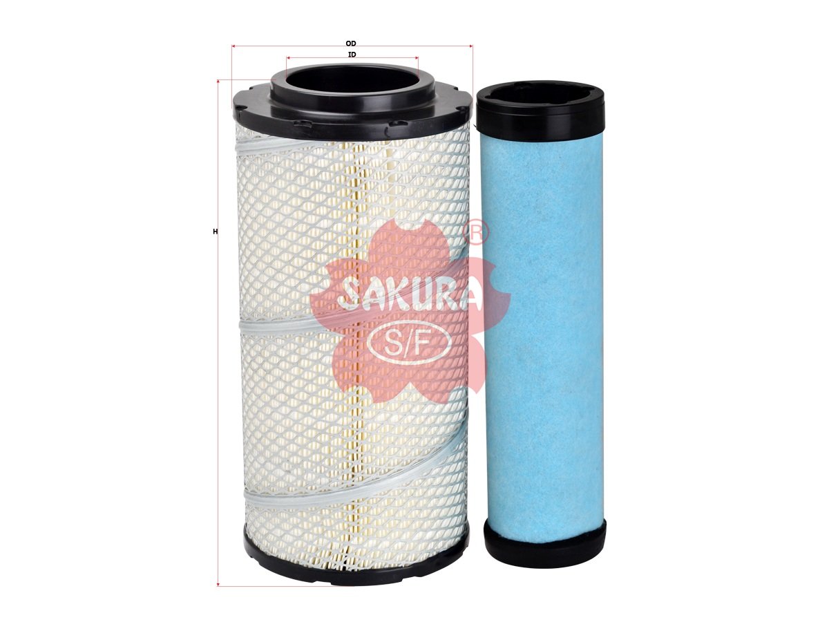 A5149S Filtro de aire SAKURA A5149S para MANITOU y NEW HOLLAND(CNH)