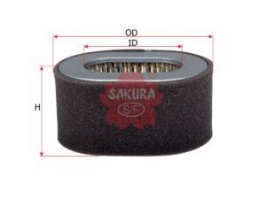 Filtro de aire SAKURA A52180 para KOMATSU y YANMAR