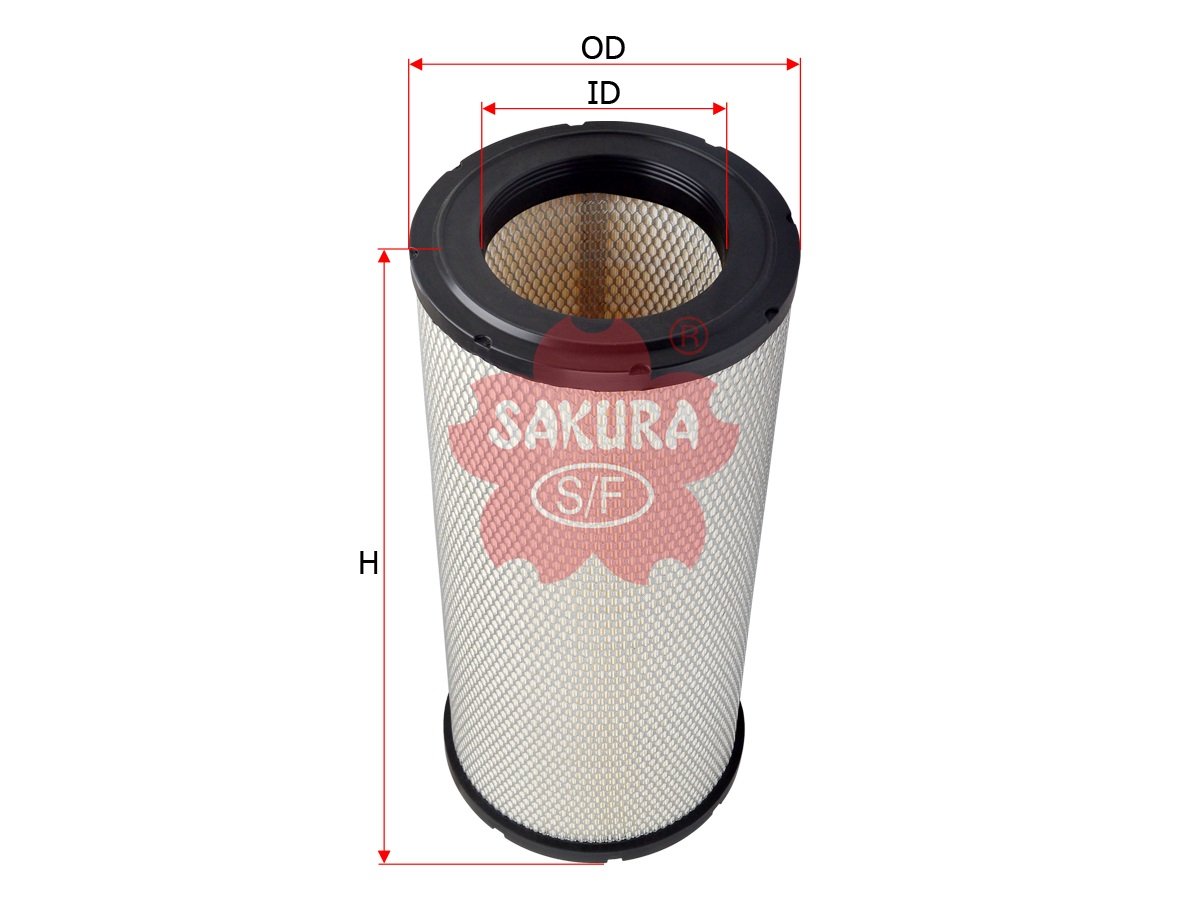 A53380 Filtro de aire SAKURA A53380 para FREIGHTLINER, KENWORTH y PETERBILT