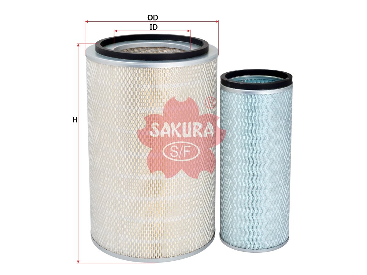 Filtro de aire SAKURA A5431S para AGCHEMEQ y INTERNATIONAL