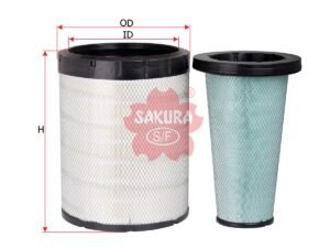 Filtro de aire SAKURA A5441S para INTERNATIONAL y INTERNATIONAL TRUCKS