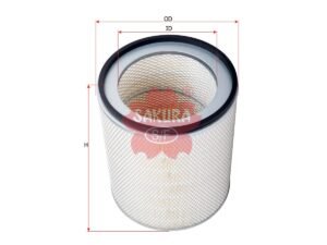Filtro de aire SAKURA A5501 para CATERPILLAR, CHALLENGER y 4 marcas más