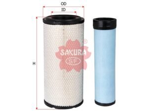 Filtro de aire SAKURA A5541S para INTERNATIONAL HARVESTER/IHC, JCM y 12 marcas más