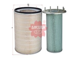 Filtro de aire SAKURA A5544S para CATERPILLAR
