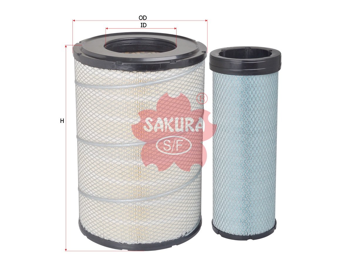 A5558MS Filtro de aire SAKURA A5558MS para KOMATSU